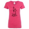 Women’s Glitter V-Neck T-Shirt Thumbnail