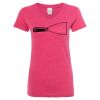 Women’s Glitter V-Neck T-Shirt Thumbnail