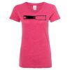 Women’s Glitter V-Neck T-Shirt Thumbnail