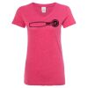 Women’s Glitter V-Neck T-Shirt Thumbnail