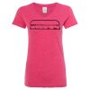 Women’s Glitter V-Neck T-Shirt Thumbnail