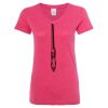 Women’s Glitter V-Neck T-Shirt Thumbnail