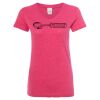 Women’s Glitter V-Neck T-Shirt Thumbnail