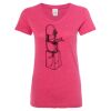 Women’s Glitter V-Neck T-Shirt Thumbnail