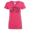 Women’s Glitter V-Neck T-Shirt Thumbnail
