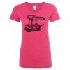Women’s Glitter V-Neck T-Shirt Thumbnail