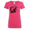 Women’s Glitter V-Neck T-Shirt Thumbnail