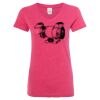 Women’s Glitter V-Neck T-Shirt Thumbnail