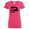 Women’s Glitter V-Neck T-Shirt Thumbnail