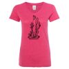 Women’s Glitter V-Neck T-Shirt Thumbnail