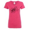 Women’s Glitter V-Neck T-Shirt Thumbnail