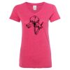 Women’s Glitter V-Neck T-Shirt Thumbnail