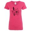 Women’s Glitter V-Neck T-Shirt Thumbnail