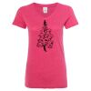 Women’s Glitter V-Neck T-Shirt Thumbnail