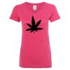 Women’s Glitter V-Neck T-Shirt Thumbnail