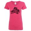 Women’s Glitter V-Neck T-Shirt Thumbnail