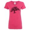 Women’s Glitter V-Neck T-Shirt Thumbnail