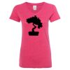 Women’s Glitter V-Neck T-Shirt Thumbnail