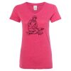 Women’s Glitter V-Neck T-Shirt Thumbnail