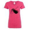 Women’s Glitter V-Neck T-Shirt Thumbnail
