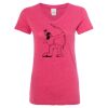 Women’s Glitter V-Neck T-Shirt Thumbnail