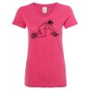 Women’s Glitter V-Neck T-Shirt Thumbnail