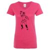 Women’s Glitter V-Neck T-Shirt Thumbnail