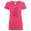 Women’s Glitter V-Neck T-Shirt Thumbnail