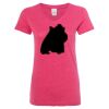 Women’s Glitter V-Neck T-Shirt Thumbnail