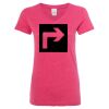 Women’s Glitter V-Neck T-Shirt Thumbnail