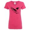 Women’s Glitter V-Neck T-Shirt Thumbnail