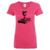 Women’s Glitter V-Neck T-Shirt Thumbnail