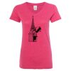 Women’s Glitter V-Neck T-Shirt Thumbnail