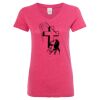 Women’s Glitter V-Neck T-Shirt Thumbnail