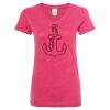 Women’s Glitter V-Neck T-Shirt Thumbnail