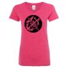 Women’s Glitter V-Neck T-Shirt Thumbnail