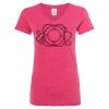 Women’s Glitter V-Neck T-Shirt Thumbnail