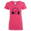 Women’s Glitter V-Neck T-Shirt Thumbnail