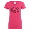 Women’s Glitter V-Neck T-Shirt Thumbnail