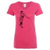 Women’s Glitter V-Neck T-Shirt Thumbnail