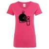 Women’s Glitter V-Neck T-Shirt Thumbnail