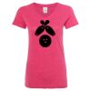Women’s Glitter V-Neck T-Shirt Thumbnail