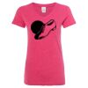 Women’s Glitter V-Neck T-Shirt Thumbnail