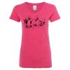 Women’s Glitter V-Neck T-Shirt Thumbnail