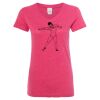Women’s Glitter V-Neck T-Shirt Thumbnail