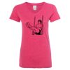 Women’s Glitter V-Neck T-Shirt Thumbnail