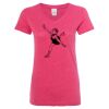 Women’s Glitter V-Neck T-Shirt Thumbnail