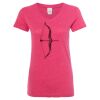 Women’s Glitter V-Neck T-Shirt Thumbnail
