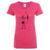 Women’s Glitter V-Neck T-Shirt Thumbnail