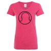 Women’s Glitter V-Neck T-Shirt Thumbnail